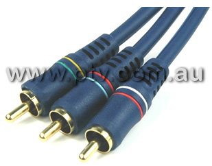 10 Metre 3 x RCA to 3 x RCA